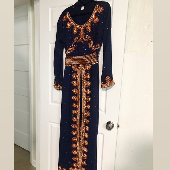 Beaded Kaftan Dress - Picture 2 of 6